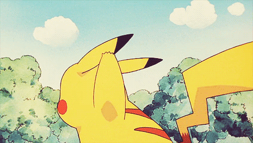 pikachu waving hello